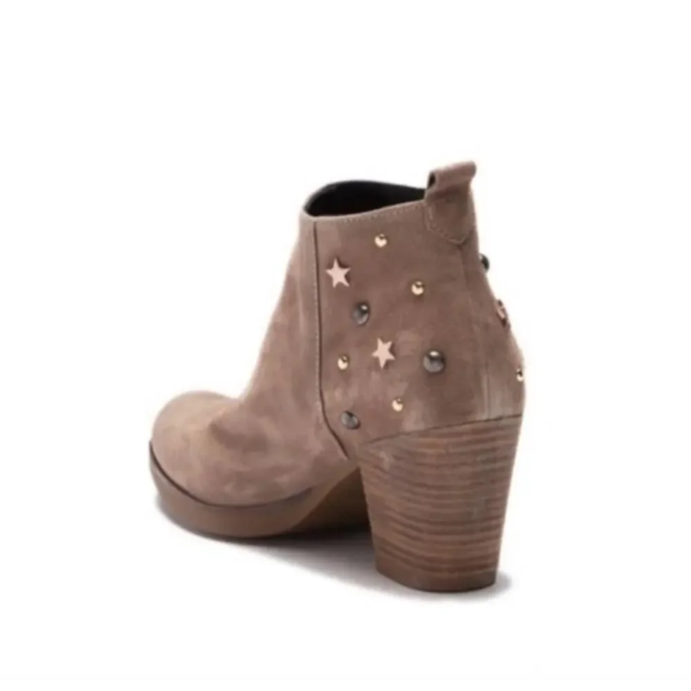 Eric Michael Demi Studded Block Heel Bootie